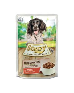 Stuzzy Dog Pouch Βοδινό Κομματάκια 100gr
