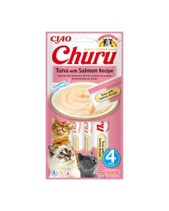 Inaba Churu Λιχουδιές Γάτας με Τόνο & Σολομό 56gr