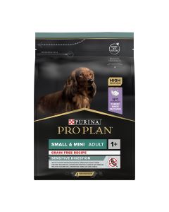 Purina Pro Plan Dog Small & Mini Adult Grain Free Sensitive Digestion Γαλοπούλα 2.5kg
