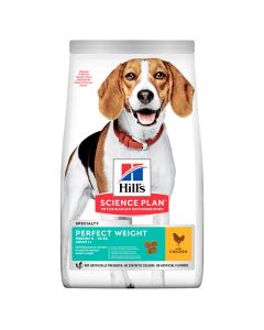 Hill's Science Plan Dog Adult Perfect Weight Medium με Κοτόπουλο 12kg