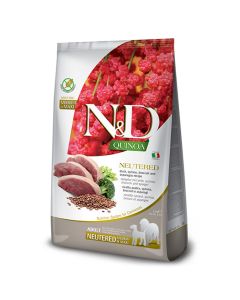 N&D Quinoa Dog Medium-Maxi Adult Neutered με Πάπια 2.5kg