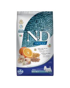 N&D Ocean Dog Adult Mini με Θαλασσινά & Πορτοκάλι 800gr