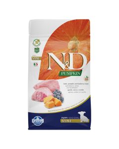 N&D Pumpkin Dog Puppy Mini Με Αρνί, Κολοκύθα & Μύρτιλο 800gr