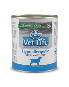Vetlife Dog Hypoallergenic με Πάπια & Γλυκοπατάτα 300gr