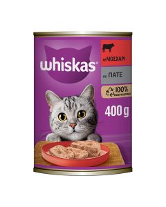 Whiskas Πατέ με Μοσχάρι 400gr