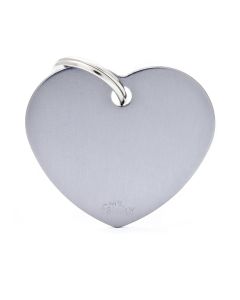 Ταυτότητα Basic Καρδιά Μεγάλη Γκρι