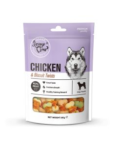 Jerky Time Chicken Biscuits Twists 80gr