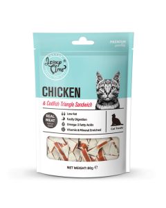 Jerky Time Pollock Sandwich με Κοτόπουλο 80gr