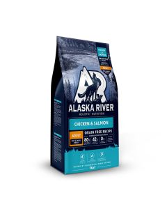 Alaska River Grain Free Adult Small Chicken & Salmon 3kg