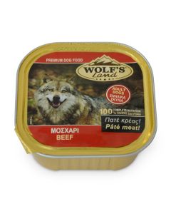 Wolf's Land Allucup Adult με Μοσχάρι 300gr