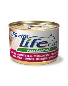 Life Cat με Τόνο, Βοδινό & Ζαμπόν 150gr