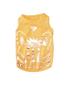 Pet Μπλούζα Σκύλου Yellow Silver M 27cm