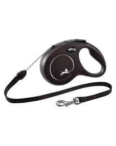 Flexi New Classic Cord Μαύρο S 8M