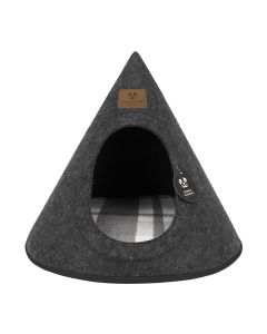 Pet Φωλιά Σκύλου - Γάτας Μαύρη 51x51x47cm