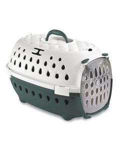 Stefanplast Κλουβί Μεταφοράς Travel Chic Πράσινο/Λευκό 50x34.5x32cm