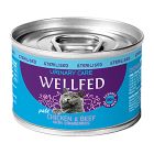 Wellfed Sterilised Urinary Κοτόπουλο & Μοσχάρι σε Πατέ 200gr