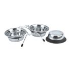 Pet Bowl Ανοξείδωτη Βάση με Μπολ 2x1730ml