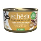 Schesir Cat Τόνος & Φιλετάκια Κοτόπουλου σε Ζελέ 85gr 