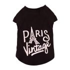 Pet Μπλούζα Σκύλου Paris Vintage Black L 30cm