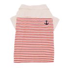 Pet Μπλούζα Σκύλου Ριγέ Κόκκινο XL 60cm