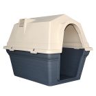 Σπιτάκι Σκύλου Γκρι με Καμινάδα Medium 84x63x62.9cm