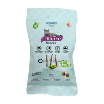 Serrano Λιχουδιές Γάτας με Σαρδέλα Oral Health 50gr