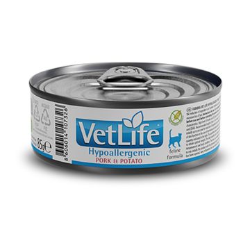 Vetlife Cat Hypoallergenic Pork & Potato 85gr