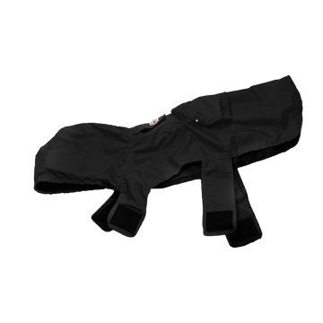 Record Αδιάβροχο Σκύλου Μαύρο Pocket M 44-62cm