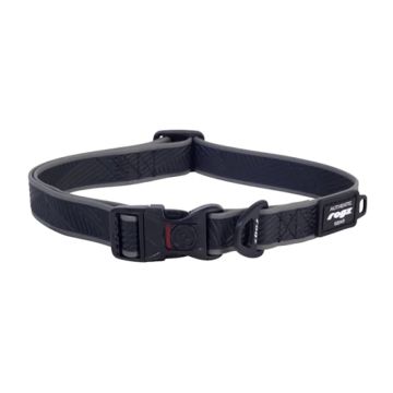 Rogz Περιλαίμιο Σκύλου Amphibian Μαύρο M 26-40cm