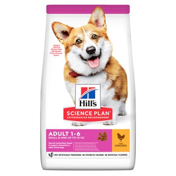 Hill's Science Plan Dog Adult Small & Mini με Κοτόπουλο 1.5kg