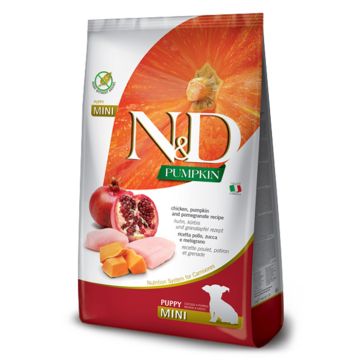 N&D Pumpkin Dog Puppy Mini με Κοτόπουλο, Κολοκύθα & Ρόδι 2.5kg