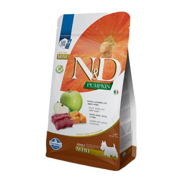 N&D Pumpkin Dog Adult Mini με Ελάφι, Κολοκύθα & Μήλο 2kg