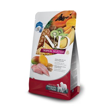 N&D Tropical Dog Adult Medium-Maxi με Κοτόπουλο 2kg