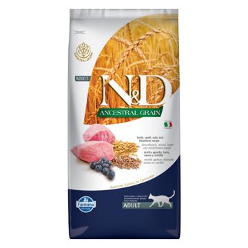 N&D Ancestral Cat Adult με Αρνί & Μύρτιλο 10kg
