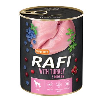 Rafi Dog Πατέ με Γαλοπούλα, Μύρτιλο & Κράνμπερι 800gr