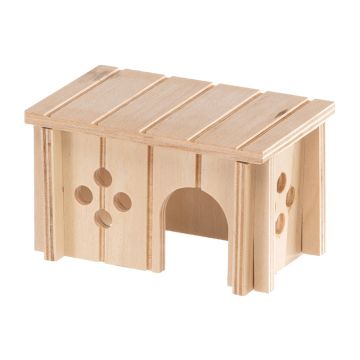 Ferplast Σπιτάκι Ξύλινο για Χάμστερ 12.5x7.5x7cm