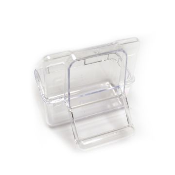 Pet Εξωτερική Ταΐστρα Διάφανη 7x4x8cm