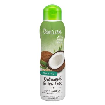 Tropiclean Σαμπουάν Oatmeal & Tea Tree 355ml
