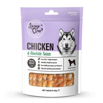 Jerky Time Chicken Bleach Rawhide 80gr