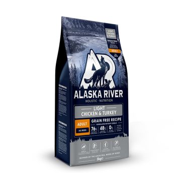 Alaska River Grain Free Adult Light Chicken & Turkey 3kg