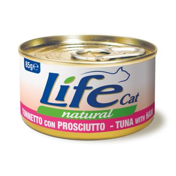 Life Cat με Τόνο & Ζαμπόν 85gr