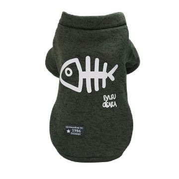 Pet Φούτερ Σκύλου Πράσινο XL 35cm