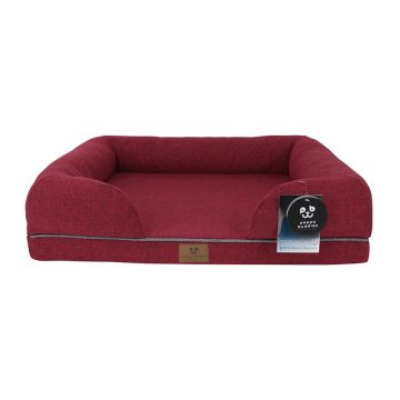 Pet Antibacterial Κρεβάτι Σκύλου - Γάτας Μπορντό 66x53x15cm