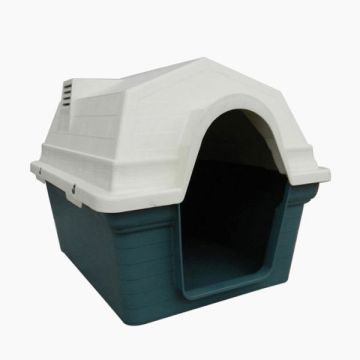 Σπιτάκι Σκύλου με Καμινάδα Πράσινο Large 97x74x74.3cm