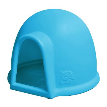 Telcom Igloo Piccola Σπίτι Σκύλου Γαλάζιο 59x37cm