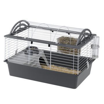 Ferplast Casita Κλουβί για  Κουνέλια & Ινδικά Χοιρίδια 78x48x50cm