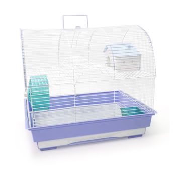Dalian Διώροφο Κλουβί Τρωκτικών Λιλά-Λευκό 47x36x41cm